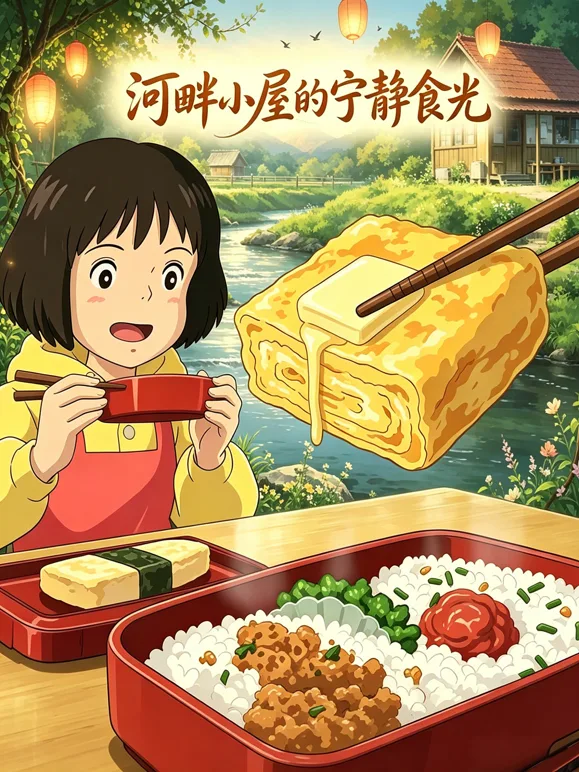 河畔小屋的宁静食光